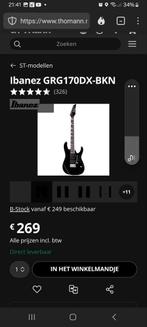 Ibanez Gio GRG170 DX Electr. Gitaar, Ophalen, Zo goed als nieuw, Ibanez