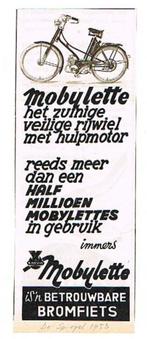 Mobylette - advertentie uit Tijdschrift 1953, Verzamelen, Verzenden, Gebruikt