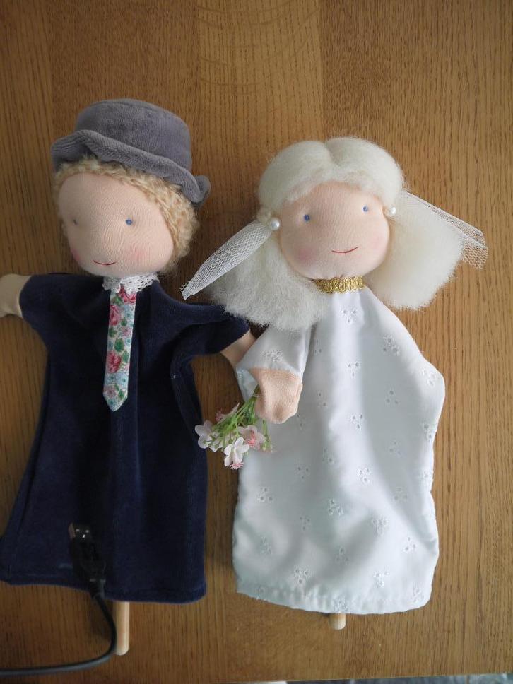 antroposofische poppenkastpop, Kinderen en Baby's, Speelgoed | Poppen, Nieuw, Ophalen of Verzenden