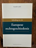 Inleiding van de Europese rechtsgeschiedenis, Ophalen of Verzenden, Nieuw, WO