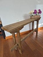 Houten Bankje - 100x50x20 cm, Antiek en Kunst, Antiek | Meubels | Stoelen en Banken, Ophalen