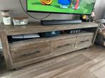 Pronto TV Meubel - hout & Metaal, Ophalen, Gebruikt, 150 tot 200 cm, Eikenhout