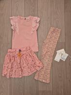Your wishes shirt t-shirt rokje flaired broek roze mt 104, Ophalen of Verzenden, Zo goed als nieuw, Meisje, Setje