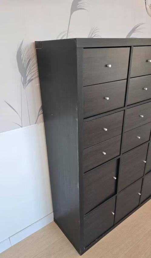 18x LADES inc. Inzetten Kallax zwart Ikea drawers, Huis en Inrichting, Woonaccessoires | Schalen en Manden, Zo goed als nieuw