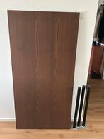 IKEA Bureaublad 160x80cm + 3 Poten, Huis en Inrichting, Ophalen, Zo goed als nieuw, Bureau