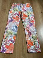 Anna montana bloemen broek roze paars hose trousers 36, Paars, Ophalen of Verzenden, X, Maat 36 (S)