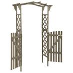 Prieel rozenboog tuinpoort hout 120x60x205 cm GRATIS BEZORGD, Met poort, Verzenden, Nieuw, Sierhekwerk