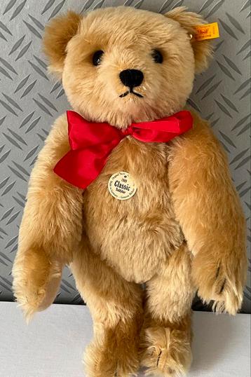 Steiff 000393 CLASSIC 1909 TEDDY BEAR BLOND Replica 43cm beschikbaar voor biedingen