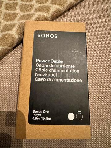 Sonos One/Play:1 Kabel - 0,5m - Zwart beschikbaar voor biedingen