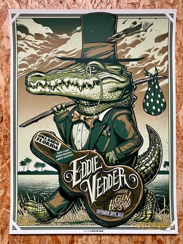 Poster Eddie Vedder Pearl Jam AP Munk One beschikbaar voor biedingen