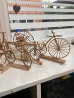 Houten fietsjes, etalage materiaal - 9 stuks, Ophalen of Verzenden