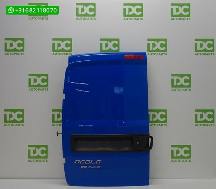 Fiat Doblo ('10-'18) Achterdeur links dicht blauw, Auto-onderdelen, Carrosserie en Plaatwerk, Deur, Fiat, Achter, Links, Gebruikt