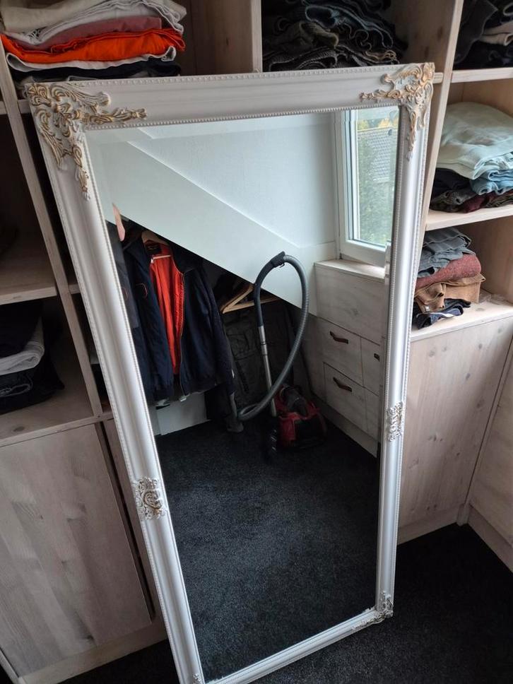 Witte Jysk Spiegel 72x162cm, Huis en Inrichting, Woonaccessoires | Spiegels, Zo goed als nieuw, 50 tot 75 cm, 150 tot 200 cm, Rechthoekig