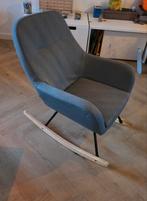 Grijze Schommelstoel - Relax en Comfort!, Ophalen, Zo goed als nieuw, Stof, Eén