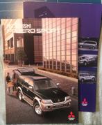 Brochure en prijslijst Mitsubishi Pajero Sport 2002, Boeken, Zo goed als nieuw, Mitsubishi, Verzenden