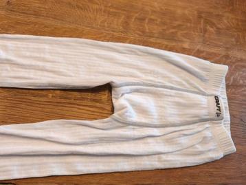 Craft thermo broek wit. Maat 122 / 128 6-8 jaar. beschikbaar voor biedingen