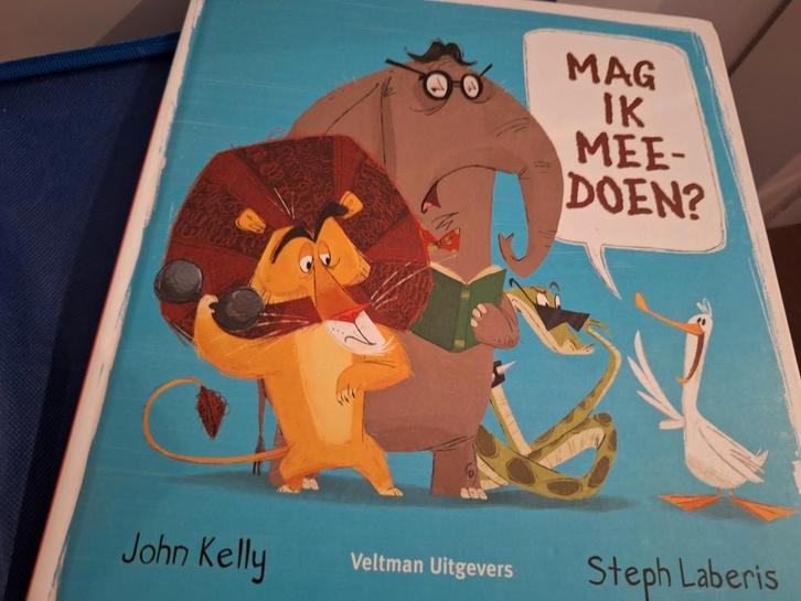 John Kelly - Mag ik meedoen?, Boeken, Prentenboeken en Plaatjesalbums, Zo goed als nieuw, Ophalen of Verzenden