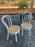 6 Thonet stoelen. 95€ wit geschilderd, Huis en Inrichting, Stoelen, Ophalen, Gebruikt, Wit, Thonet