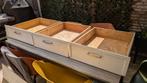 3 bed lades op wieltjes afmeting: 22 (h) 59 (b) en 72.5 (d), Ophalen