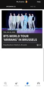 BTS tickets, Twee personen, Juli