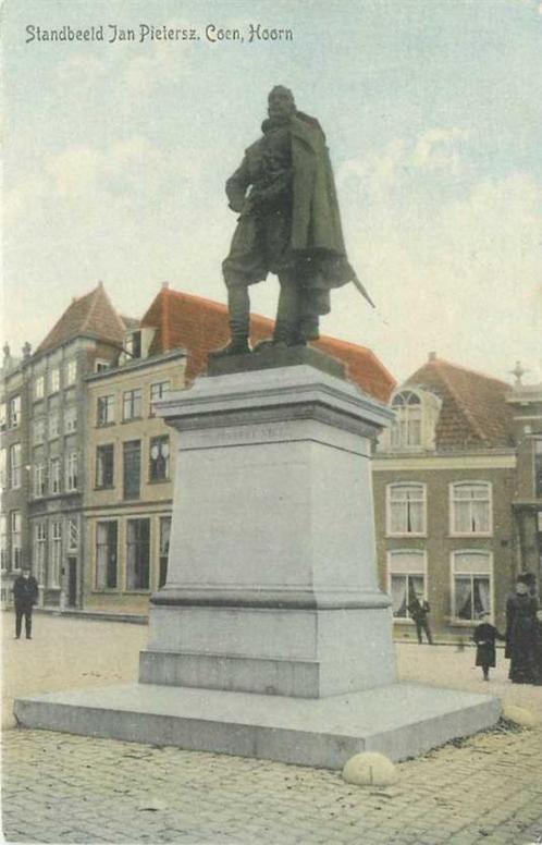 (380-952-027) Hoorn Standbeeld JP Coen, Verzamelen, Ansichtkaarten | Nederland, Noord-Holland, Verzenden