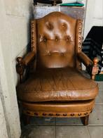 Vintage skai lederen fauteuil, Ophalen