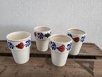 Boerenbont melkbekers Sonja, Ophalen of Verzenden, Zo goed als nieuw, Aardewerk, Boerenbont