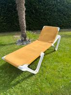 2 stuks strandbedjes GRATIS af te halen!!, Tuin en Terras, Ligbedden, Ophalen, Zo goed als nieuw, Aluminium