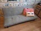 Grijze Slaapbank / Futon, Ophalen, Eenpersoons, 190 cm of minder, Grijs