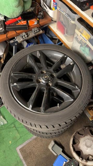 Opel OPC Velgen 4x100 17 inch met Banden beschikbaar voor biedingen