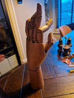 Houten tekenhand mannequin vintage retro, Ophalen of Verzenden