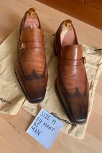 Santoni leren herenschoenen size 11 eu maat 45, Bruin, Ophalen of Verzenden, Santoni, Gedragen