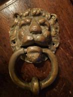 Antieke Bronzen Deurklopper Leeuw, Ophalen of Verzenden