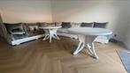 witte sedari incl bekleding en 2tafels, Ophalen of Verzenden