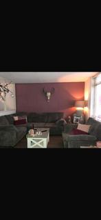 Gratis hoekbank love seat hocker, Huis en Inrichting, Ophalen, Gebruikt, 100 tot 125 cm, Hoekbank