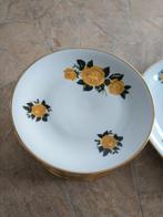Vintage gebak Servies - Compleet en Elegant!, Gebruikt, Ophalen of Verzenden, Overige stijlen, Porselein