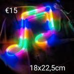 Neon LED verlichting 'muzieknoot' USB of batterijen, Huis en Inrichting, Lampen | Wandlampen, Ophalen of Verzenden, Nieuw
