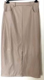 Azzurro lederlook lange rok maat 40[dm], Kleding | Dames, Maat 38/40 (M), Beige, Ophalen of Verzenden, Zo goed als nieuw