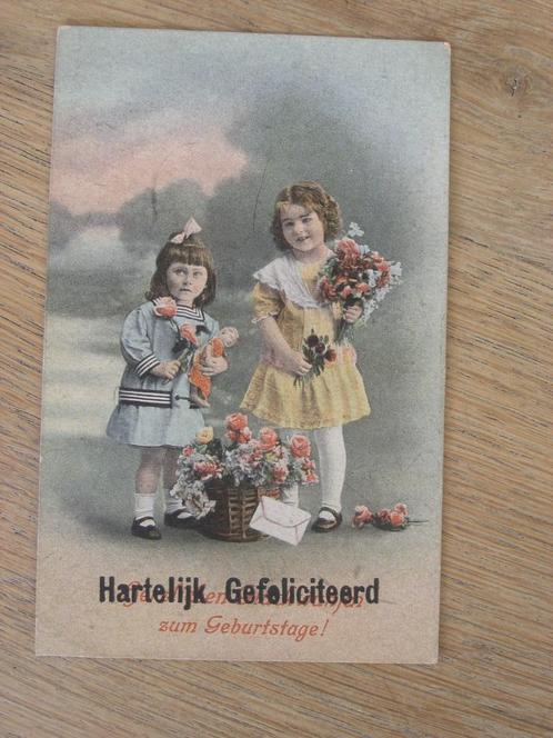 4 antieke ansichtkaarten Duits met Nederlandse tekst bedrukt, Verzamelen, Ansichtkaarten | Themakaarten, Ongelopen, 1940 tot 1960