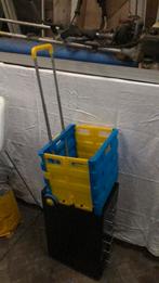 Opvouwbare en mobiele winkelmand, Doe-het-zelf en Verbouw, Kratten en Dozen, Gebruikt, Opvouwbaar, Minder dan 35 cm, Minder dan 50 cm