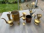 Vintage Koper & messing Decoratie Set, Antiek en Kunst, Ophalen, Koper
