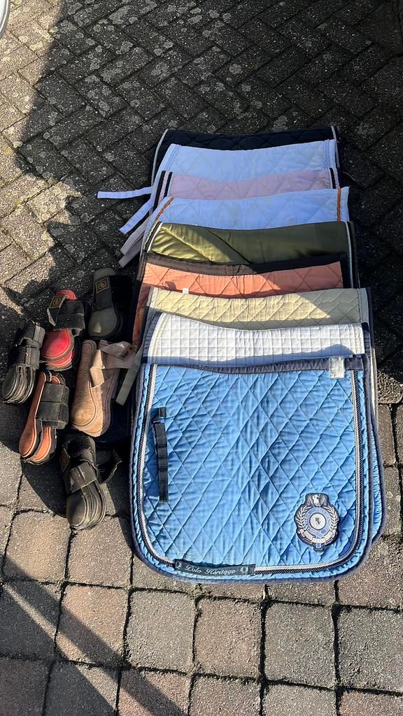 Dressuur dekjes en peesbeschermers, Dieren en Toebehoren, Ophalen, Gebruikt