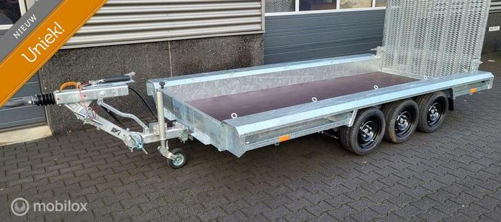 Machinetransporter zwanenhals in hoogte verstelbare dissel, Auto diversen, Aanhangers en Bagagewagens, Nieuw