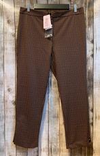 Oltre super mooie bruin/zwarte stretch broek (Maat 46), Kleding | Dames, Broeken en Pantalons, Oltre, Bruin, Verzenden, Maat 46/48 (XL) of groter