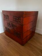 Antieke Chinese kist met 5 stapelbare bakken, Ophalen