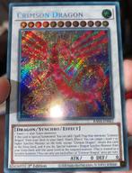 Yu-Gi-Oh! Crimson Dragon RA04 1st Edition M/NM !, Verzenden, Zo goed als nieuw, Losse kaart, Foil
