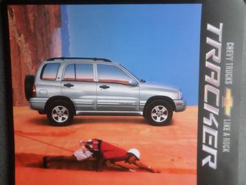 Chevrolet Tracker Suzuki Vitara 2002 Brochure beschikbaar voor biedingen