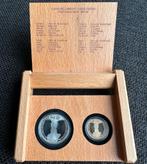 Combi set goud/zilver 10 Euro 2002 Huwelijk Alexander/Maxima, Ophalen of Verzenden, Overige landen, Overige waardes, Zilver