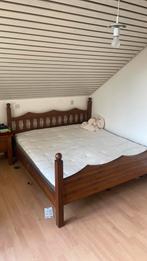 2 persoons bed. Hout, Ophalen, Gebruikt