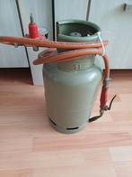 Volle gasfles met brander en complete aansluiting, Ophalen